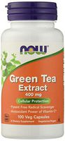 NOW FOODS Green Tea Extract 400mg 60% Capsules, 100 CT