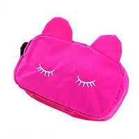 Handbag,pollyhb Women Girls Cute Cat Cartoon Card Bag Solid Color Soft Leisure Clutch Bags