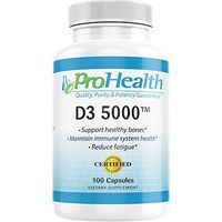 ProHealth Vitamin D3 5000 IU (5000 IU, 100 Capsules)