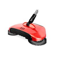 Youshangshipin Sweeper, Sweeping Two-in-one Quality Home Sweeper, Large Load-bearing Closed Push-type Vacuum Cleaner (purple/white/red, 34177cm) Water lock (Color : Purple, Size : 34177cm)