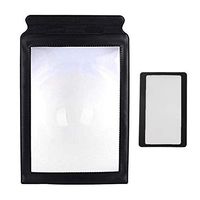 A4 Full Page Handheld Magnifier Magnifying Glass with Handle for Reading Close Work 3-5X Large Wide Horizontal