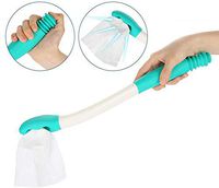 Self Wipe Toilet Tissue Aid Self-Assist Toilet Bottom Wiper Bathroom Buddy Wand Long Handle Reach 15.7"