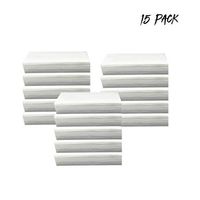 YUNIAO Multifold Soft Paper Towels with Fast-Drying Absorbency Flexible Paper,Soft Texture Replacement Roll Paper Toilet Paper Table Kitchen Paper (K:100 Sheet/Packets & Box of 15 Packets)