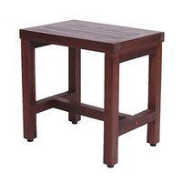 Decoteak Classic 18" Teak Shower Bench - Armless Open Back