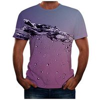 poundy underwear Men's 3D Printed T-Shirt Short Sleeve Men's Summer Fashion Comfort Blouse Tops Fantastic Outdoor