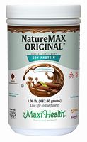 Maxi Health Naturemax - Soy Protein - Rich Chocolate - Diet & Energy Support - 1 lbs Powder - Kosher