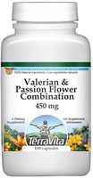 Valerian and Passion Flower Combination - 450 mg (100 Capsules, ZIN: 513631) - 3 Pack