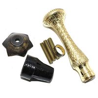 Walking Cane Beautiful Handle Walking Folding Stick Brass Handle Brass Inlay Men Women