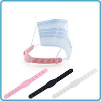 Ougrand 20 PCS Face Guard Hook Ear Cord Adjustment - Ear Protection Strap Prevent Earache Ear Rope Face Guard Extension Colour Random