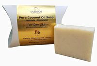 Moisturizing Coconut Oil Face & Body Bar Soap - Dry, Irritated, Itchy, Sensitive Skin - Organic Ingredients For Psoriasis, Eczema, Dermatitis. Handmade, Vegan,100% Natural (Unscented, Fragrance-Free)