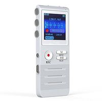 Voice Recorder for lectures by LeMang, 8GB Digital Voice Activited Recorder Dictaphone, Voice Activated Recorder with MP3 Player, Easy HD Recording Of Lectures And Meetings With Double Microphone