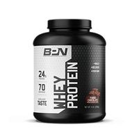 Bare Performance Nutrition, Whey Protein Powder, Meal Replacement, 25G of Protein, Excellent Taste & Low Carbohydrates, 88% Whey Protein & 12% Casein Protein (70 Servings, Fudge Chocolate)