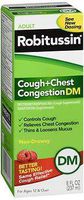 Robitussin Adult Cough + Chest Congestion DM Liquid - 8 Oz (Pack of 36)