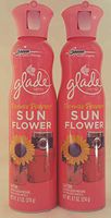 Glade Picture Perfect Sun Flower Air Freshener Spray 2 Pack