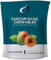 Designs for Health Curcum-Evail - Curcumin Chewables in Mango-Nectarine Flavor (60 Chews)