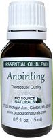 Anointing Essential Oil Blend - Therapeutic Quality - Aromatherapy​ for Fulfilling Life's Purpose - 0.5 fl oz / 15 ml with Sandalwood, Orange, Cinnamon Bark, Clove, Vetiver.