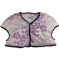 George Jimmy Women Prevent Arthritis Pain Thick Velvet Shoulder Warmers Clothing Jacket XXL Size(Purple)