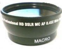 Wide Lens for Panasonic AG-HMC40, Panasonic AG-HMC40P, Panasonic AG-HMC40PU