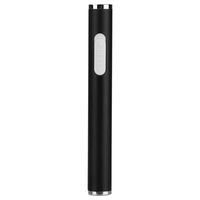 Electric Arc Lighter-New Technology Mini Dual Arc USB Rechargeable Windproof Flameless Electric Cigarette Slim Lighter (Black)