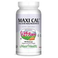 Maxi Cal- Calcium Citrate w/ D3 and Magnesium - Bone & Joint Support - 1000mg per Serving – 180 Capsules – Kosher