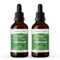 Secrets Of The Tribe - Liver Fortitude, Healthy Liver Formula, Herbal Supplement Blend Drops Alcohol-Free Liquid Extract (2x4 fl oz)