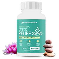 Stress Relief Supplement – Stress Support, Anti Anxiety Supplement – 60 Capsules