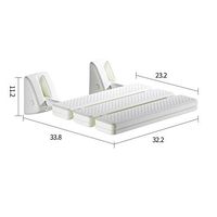 Shower seat,Folding seats Wall mount Wall stool Changing shoes stool Plastic For adults Elderly Bathroom Corridor Rest-White