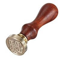 LAAT Classic 26 A-Z Alphabet Letter Stamp Retro Seal Wax Stamp Assorted Color Wood Sealing Wax for Wedding Decoration (H)