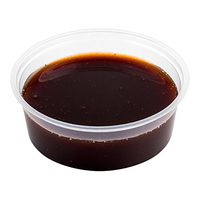 Basic Nature 2 oz Clear PLA Plastic Sauce Cup - Compostable - 2 3/4" x 2 3/4" x 1" - 100 count box - Restaurantware