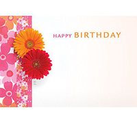 KOEHLER Enclosure Card Happy Birthday Daisy Childrens Party Decorations