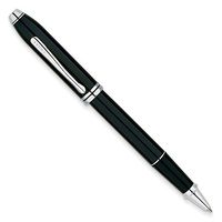 Top 10 Jewelry Gift Townsend Black Lacquer Rhodium-plated SelecTip Rolling Ball Pen