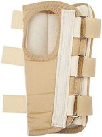 Rolyan Regular Length Enlarged Thumb Hole D-Ring Wrist Braces, Right, Small, Fixed Position Stabilizer Brace with Secure Closure for Immobilization, Recovery Treatment for Arthritis, Tendonitis