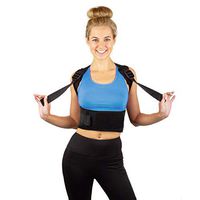 Back Brace Posture Corrector for Men and Women by Jokvil. Fully Adjustable Back Straightener. Provides Relief from Lumbar and Neck Pain for Lower Mid and Upper Back Support. (XX-Large)