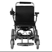 Travel Electric Wheelchair - Best Foldable Lightweight Best Heavy Duty Lithium Battery Electric Power - Open and Close Design Super Running Armrest