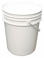 Bucket,5 gal.,Plastic