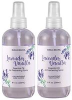 SMELLS BEGONE Essential Oil Air Freshener Spray - Odor Eliminator - Lavender Vanilla Scent (2 x 8 Ounce)