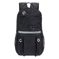 PACMAXI Oxygen Backpack Portable Oxygen Bag for Wheelchair, Scooter, Rollator, Oxygen Accessories Backpack with Reflective Strap for Women, Men, Elder, Fits M2, A/M4, ML6, B/M6, M7, C/M9 (Black)