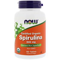 NOW Foods - Spirulina 500 mg. - 180 Tablets ( Multi-Pack)