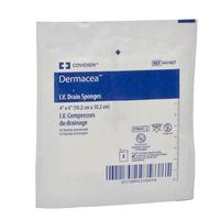 Kendall Dermacea Non-Woven Drain Sponge - Sterile - 4" x 4"