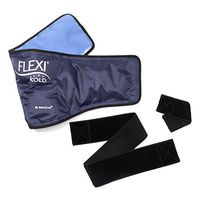 FlexiKold Gel Neck Ice Pack w/Straps (23" X 8" X 5") - Reusable Cold Pack Compress (Therapy for Pain, Injuries of Neck, Lower Back, Shoulder, Wrap Around Knee, Shin, Foot, Calf) - 6301 Cold-Strap