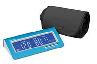 Veridian Healthcare Metallic Style Arm Blood Pressure Monitor, Blue, 14 Ounce