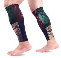 Anmarco Jungle Landscapes Set Sports Calf Compression Sleeves Leg Compression Socks Calf Guard for Running, Cycling, Maternity, Travel, Nurses