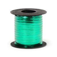 Berwick Offray Metallic Emerald Green Glitter Crimped Curling Ribbon, 3/16'' Wide, 250 Yards