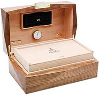 RENKUNDE Cigar Humidor Cedar Wood Solidified Humidifier Cigar Box