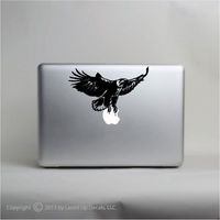 Eagle grabbing apple macbook skin vinyl decal