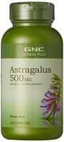 GNC Herbal Plus Astragalus 500mg, 100 Capsules, Immune and Anti-Aging Support