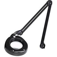 OC White EM-45-5D-B Economy Prolite Magnifier, 5 Diopter (2.25x), 45" Reach, Table Edge Clamp, Carbon Black Finish