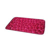 Jocund Floor Pebble Shape Memory Foam Bath Mat Living Room Carpet Rectangle Floor Mats Carpet