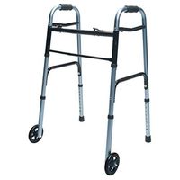 Lumex ColorSelect Adult Walker with 5" Wheels, Blue, 716270B-1