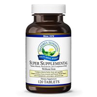 Nature's Sunshine Super Supplemental Vitamin and Mineral Without Iron 120 Tablets